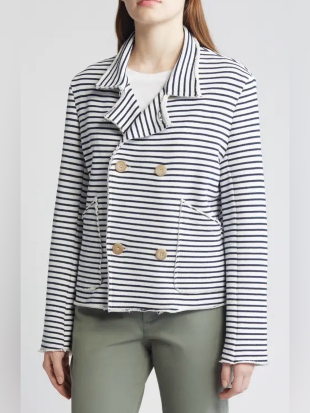 FRANK & EILEEN MINI BELFAST
Cropped Sweatshirt Peacoat, Current Season - Picture 16 of 17